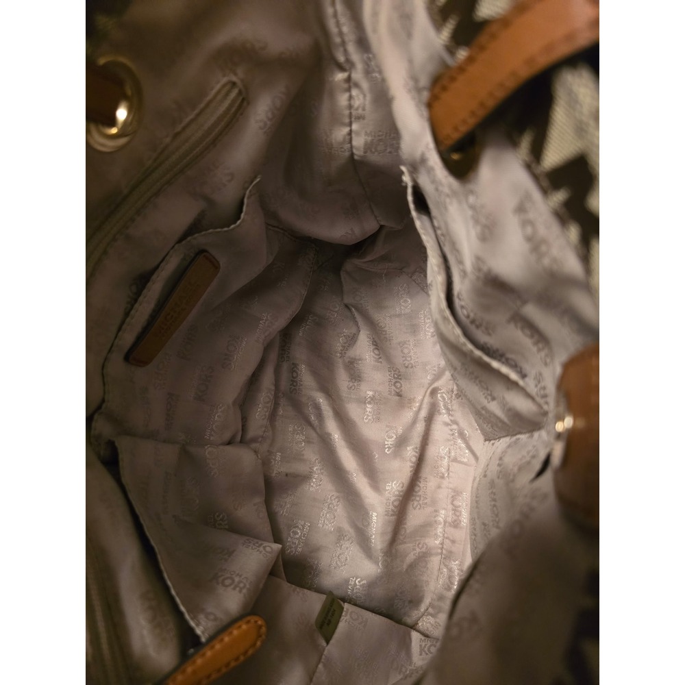 Michael‎ Kors MK Logo Tote Bag Purse Satchel Adjustable Strap - Picture 6 of 6